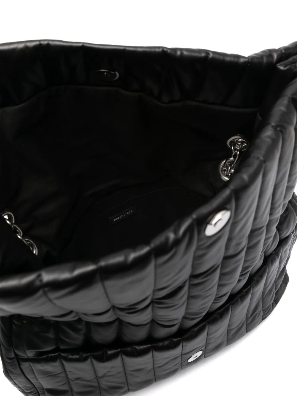 Balenciaga Medium Monaco Chain Strap Quilted Shoulder Bag