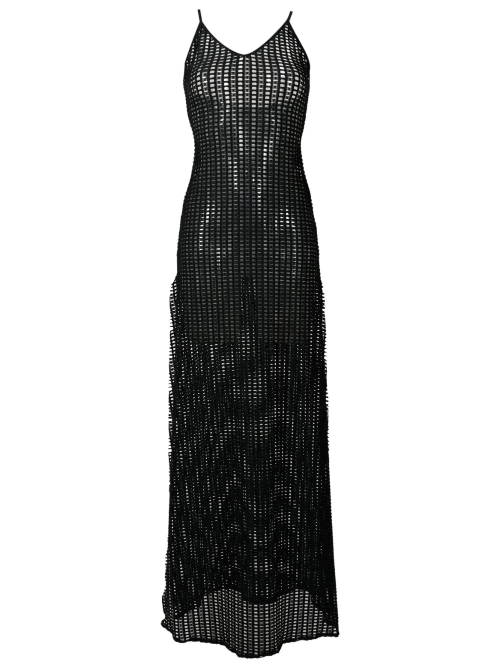 Amir Slama Open Knit Maxi Dress