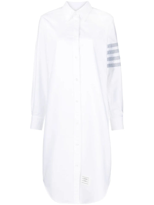Thom Browne 4 Bar Cotton Shirt Dress