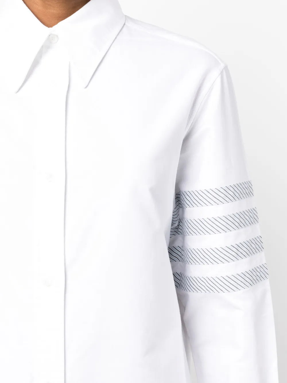 Thom Browne 4 Bar Cotton Shirt Dress