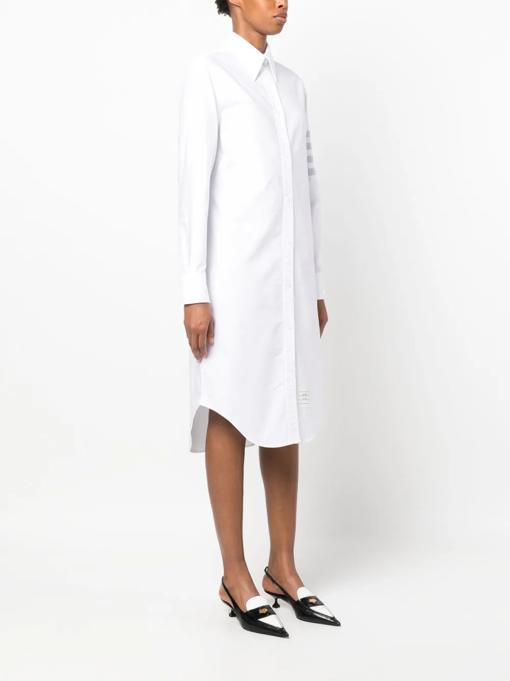 Thom Browne 4 Bar Cotton Shirt Dress