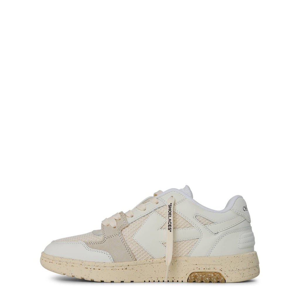 Off White Mens Slim Low Calfskin Leather Trainers