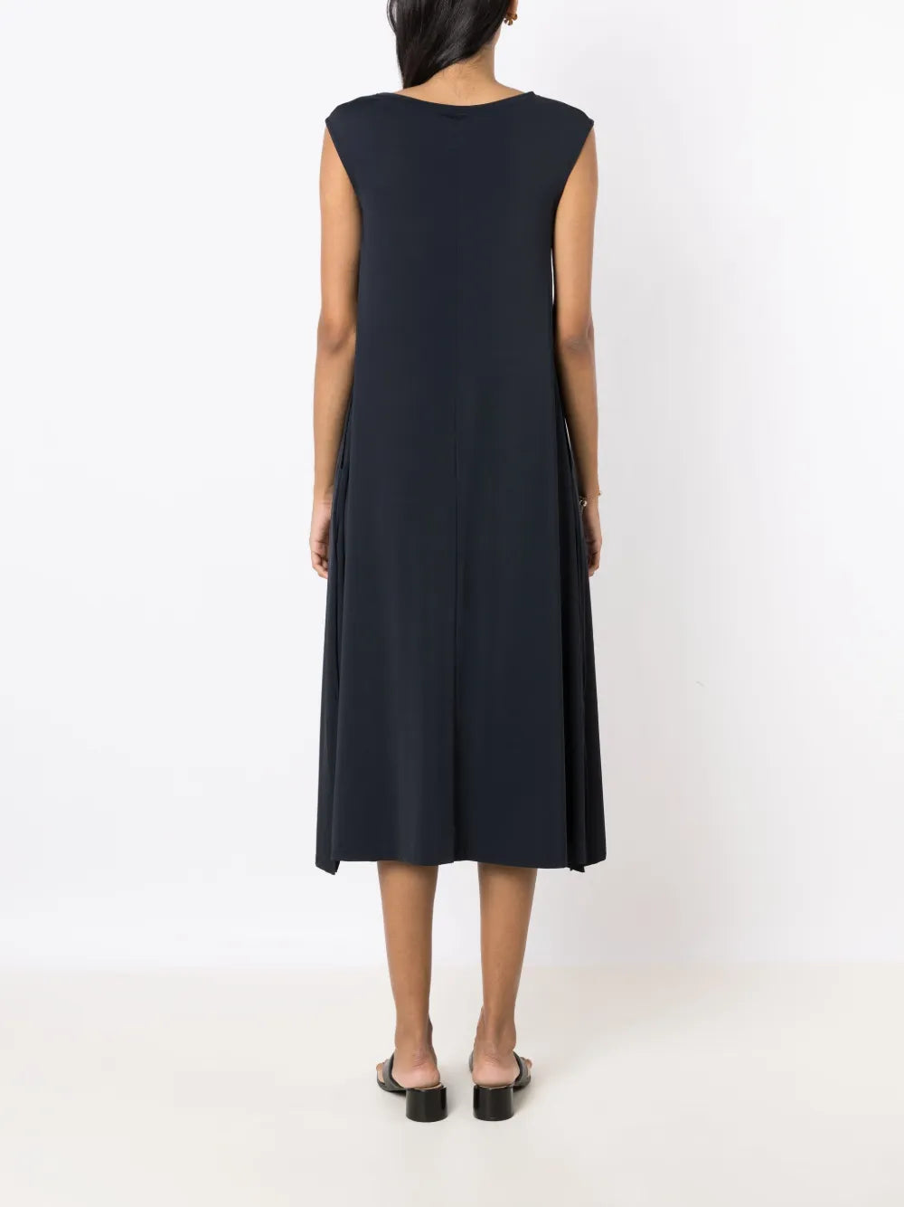 Lygia Nanny Tie Shift Midi Dress