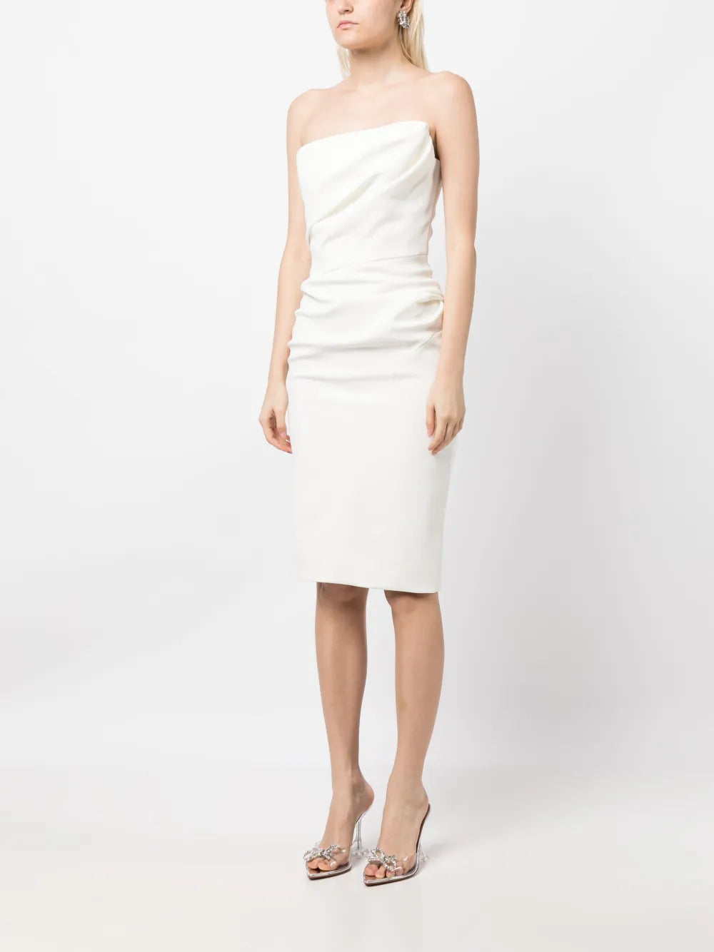 Maticevski Draped Bodice Dress