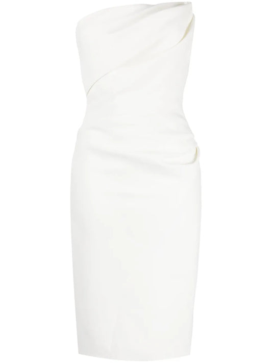 Maticevski Draped Bodice Dress