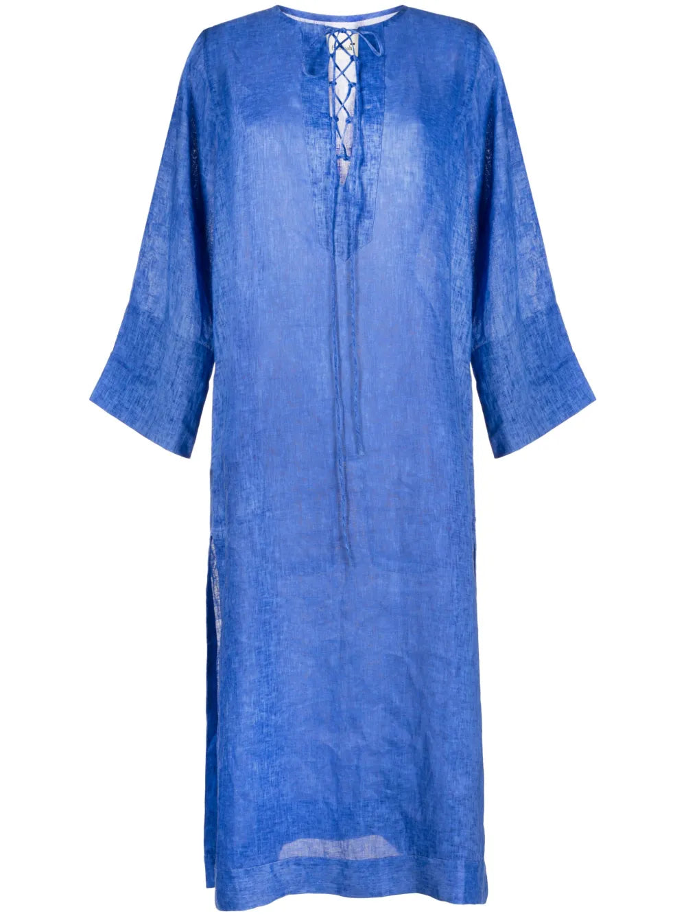 Bambah Lace Front Linen Kaftan