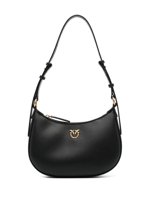 Pinko Love Birds Leather Shoulder Bag