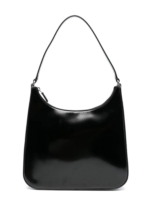 Staud Alec Logo Debossed Shoulder Bag