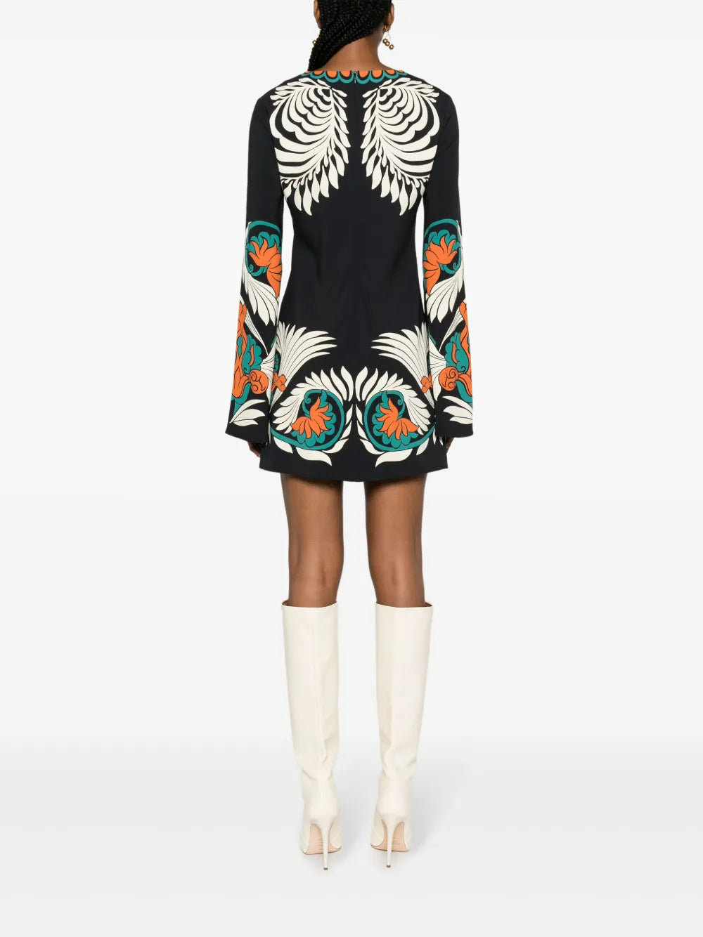 La Doublej Mini Supremes Print Swing Dress