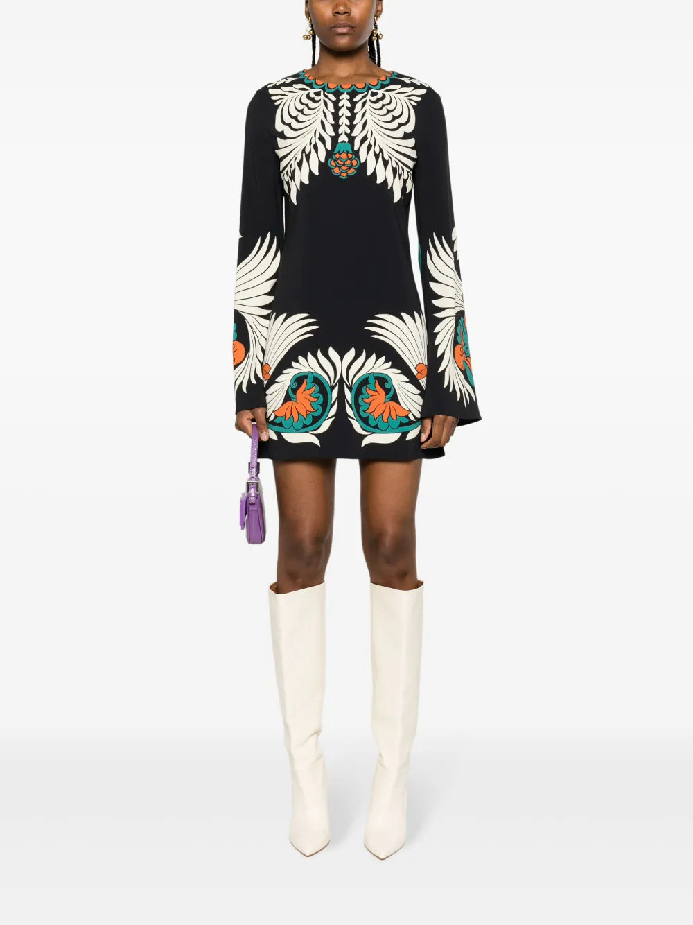 La Doublej Mini Supremes Print Swing Dress