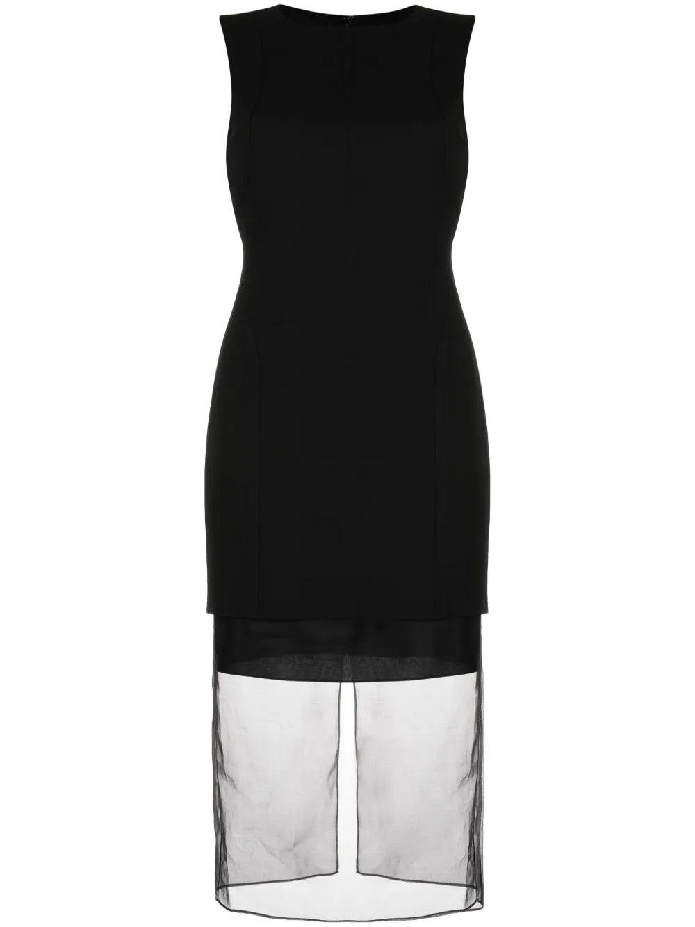 Jason Wu Layered Stretch Jersey Midi Dress