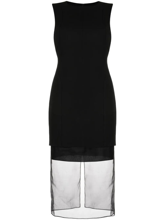 Jason Wu Layered Stretch Jersey Midi Dress
