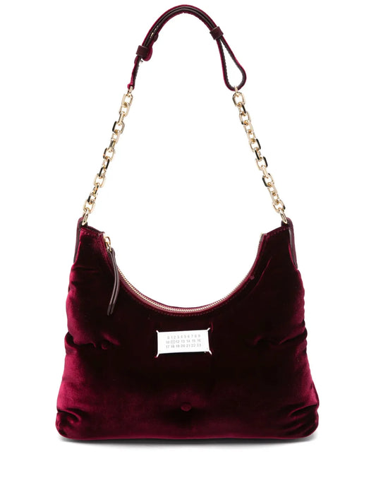 Maison Margiela Small Glam Slam Velvet Shoulder Bag