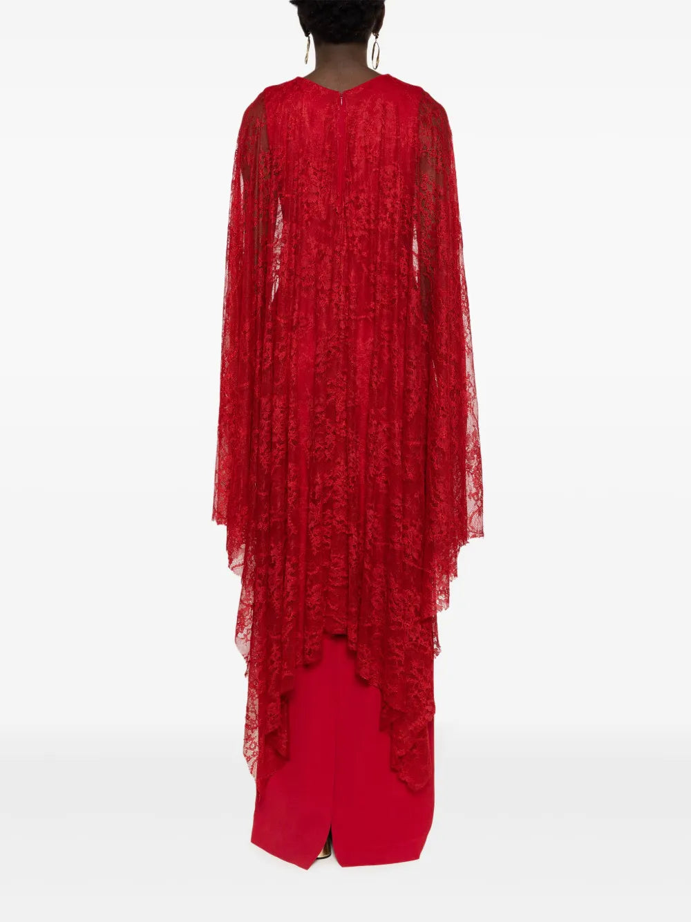 Lethicia Bronstein Andrey Lace Detail Maxi Dress