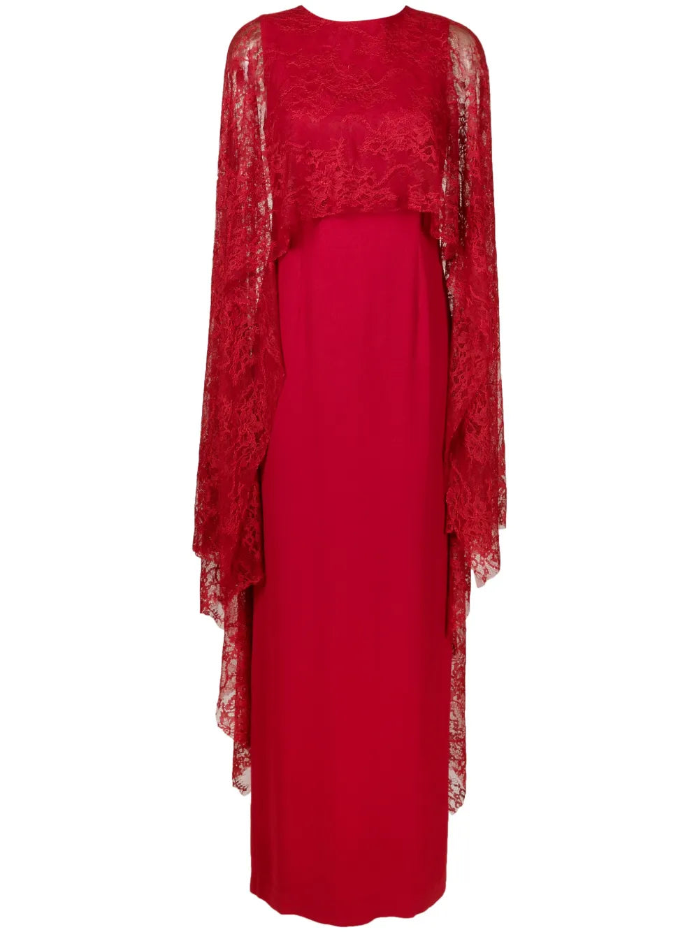 Lethicia Bronstein Andrey Lace Detail Maxi Dress