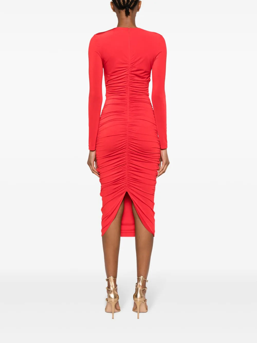 Nissa Cut Out Detail Midi Dress