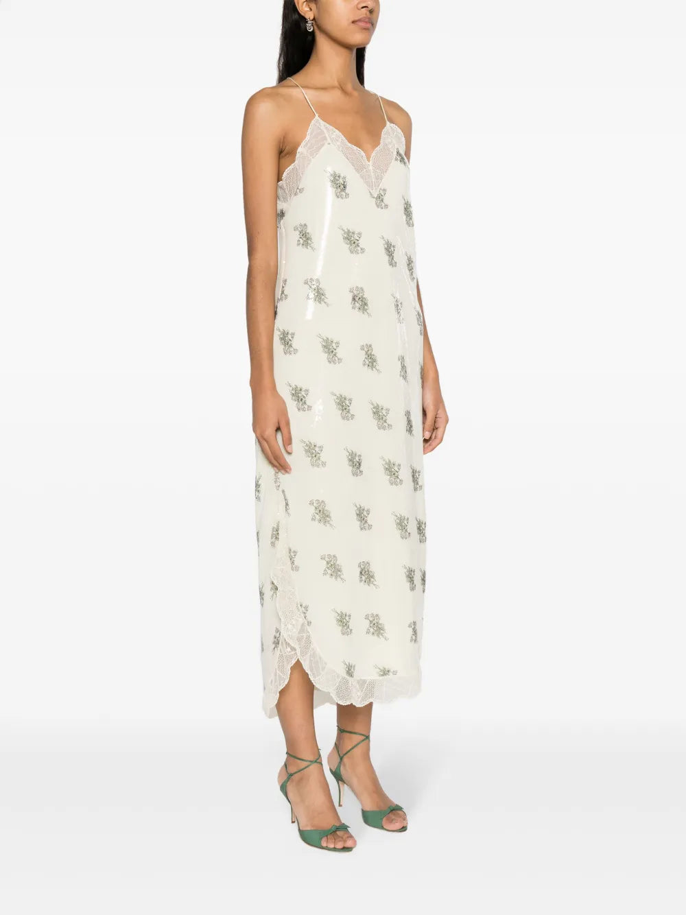 Zadigvoltaire Risty Sequinned Maxi Dress