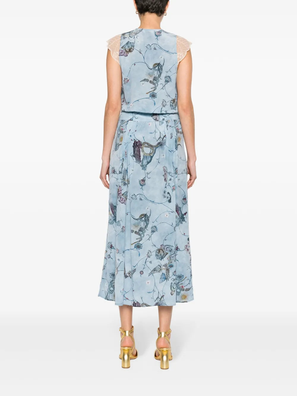 Zadigvoltaire Rolanys Silk Midi Dress