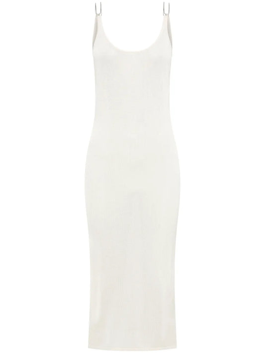 Dion Lee Semi Sheer Open Back Midi Dress