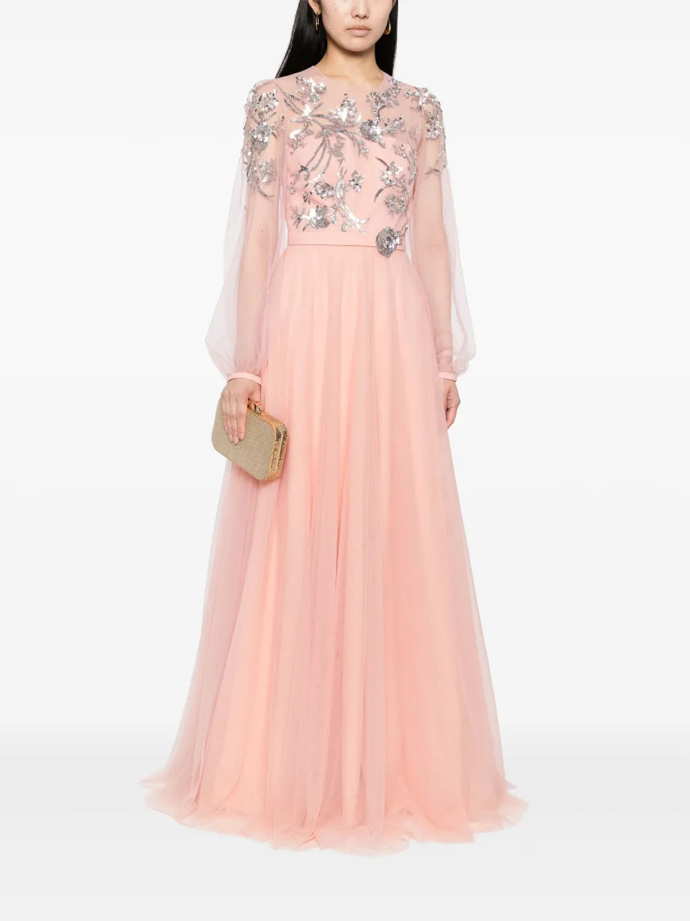 Sachin Babi Freyja Sequin Embellished Gown