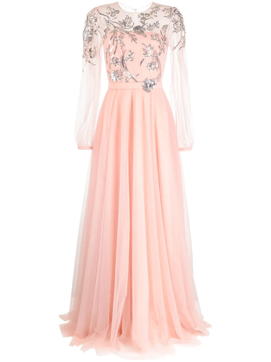 Sachin Babi Freyja Sequin Embellished Gown