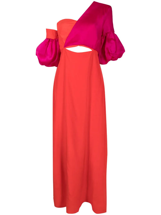 Isolda Greta Asymmetric Silk Dress