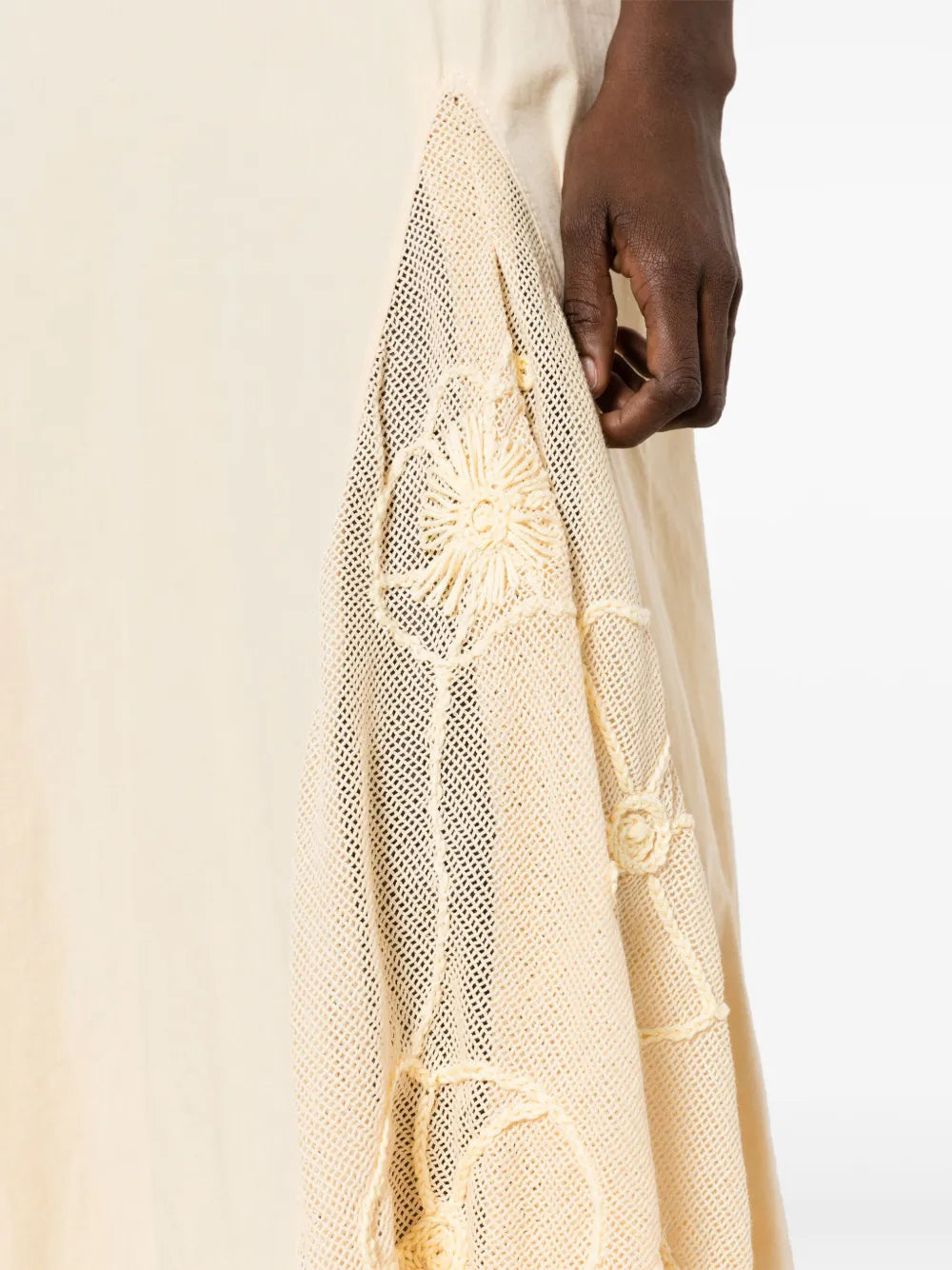 Isolda Flor Selvagem Floral Embroidered Polo Dress