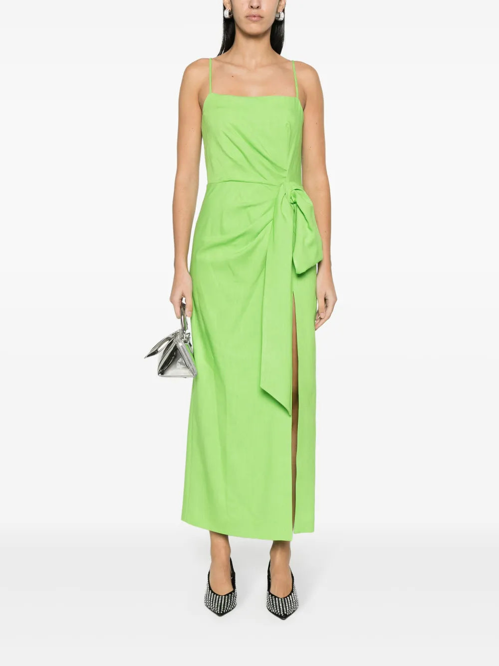 Msgm Gathered Detail Maxi Dress