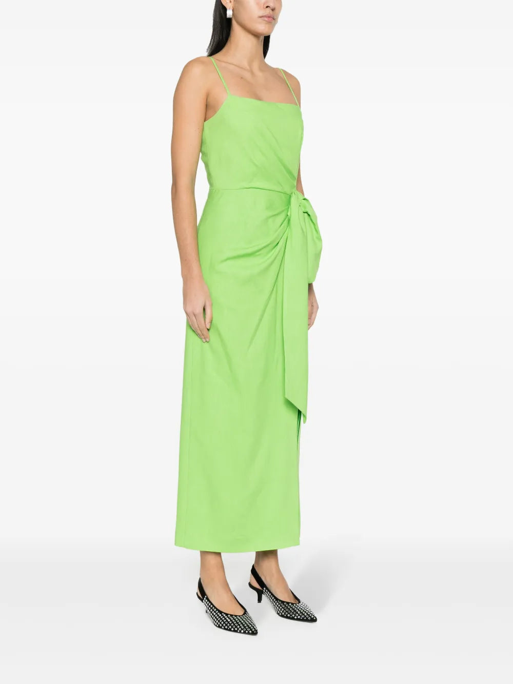 Msgm Gathered Detail Maxi Dress