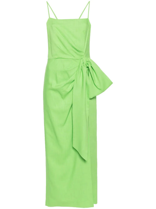 Msgm Gathered Detail Maxi Dress