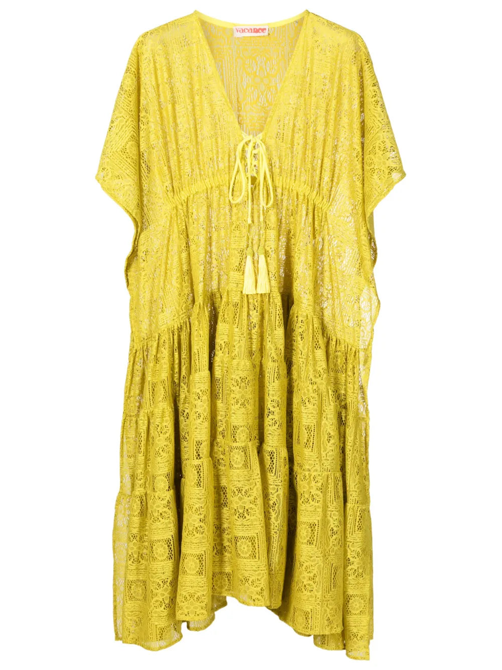 Olympiah Santorini Lace Embroidered Midi Dress
