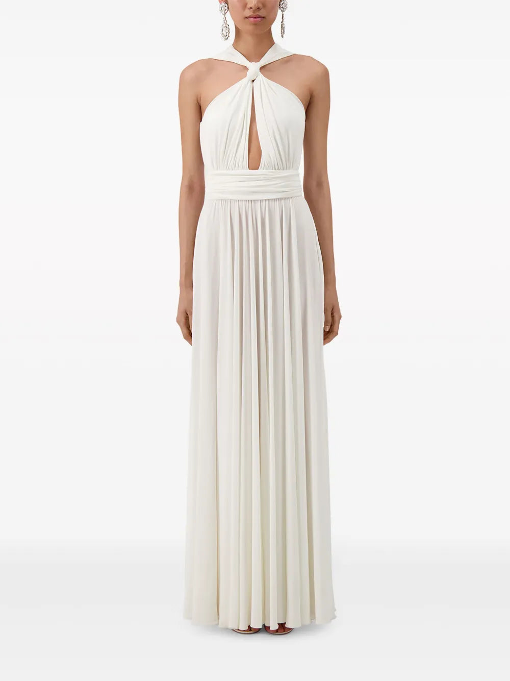 Giambattista Valli Laced Knot Detail Maxi Dress