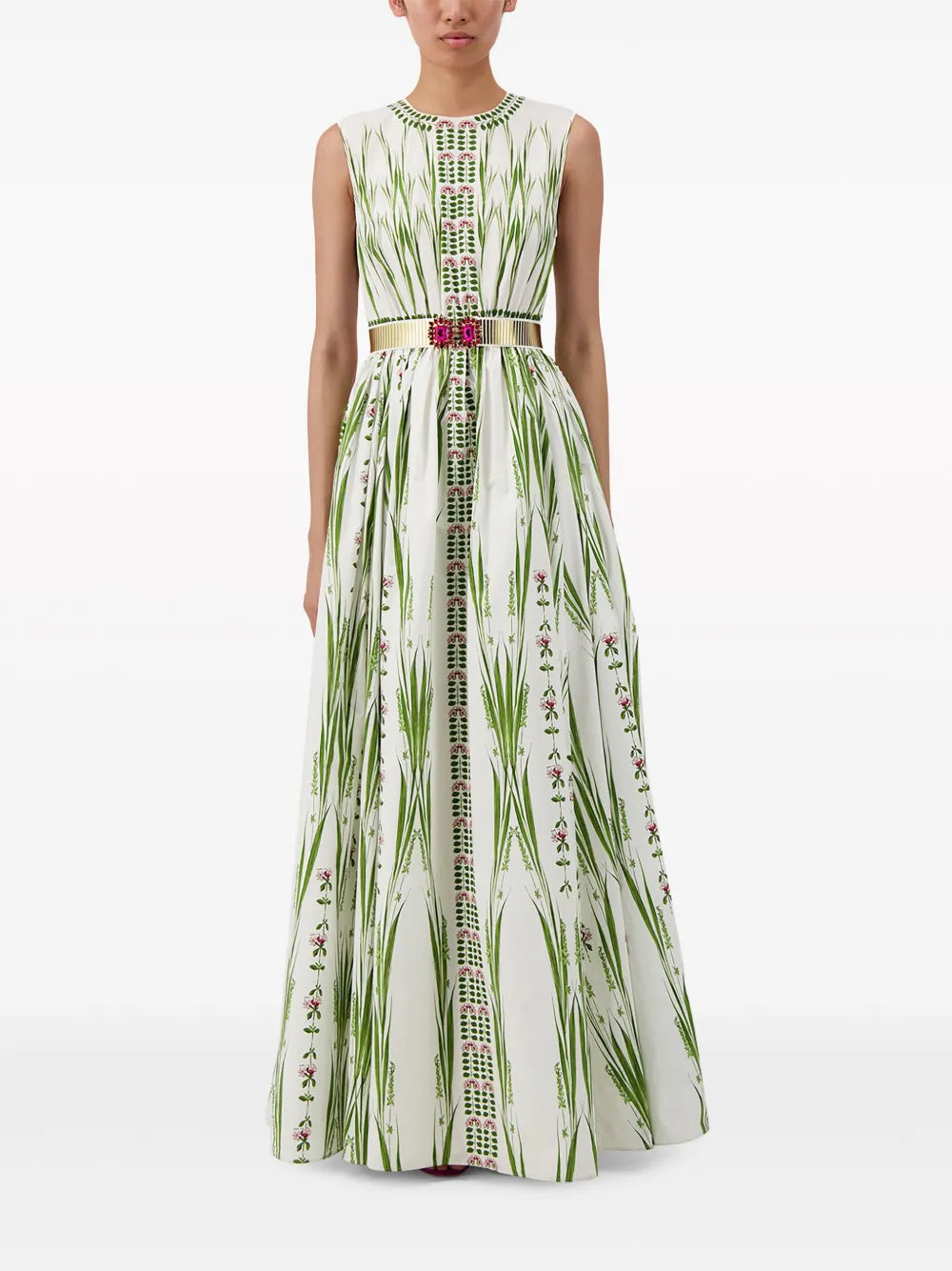 Giambattista Valli Jardin Du Cap Floral Print Maxi Dress