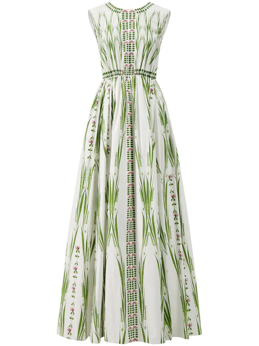 Giambattista Valli Jardin Du Cap Floral Print Maxi Dress