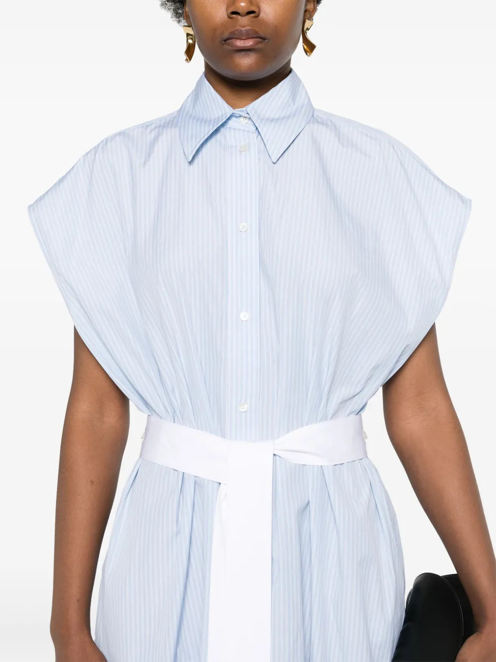 Fabiana Filippi Striped Poplin Shirt Dress