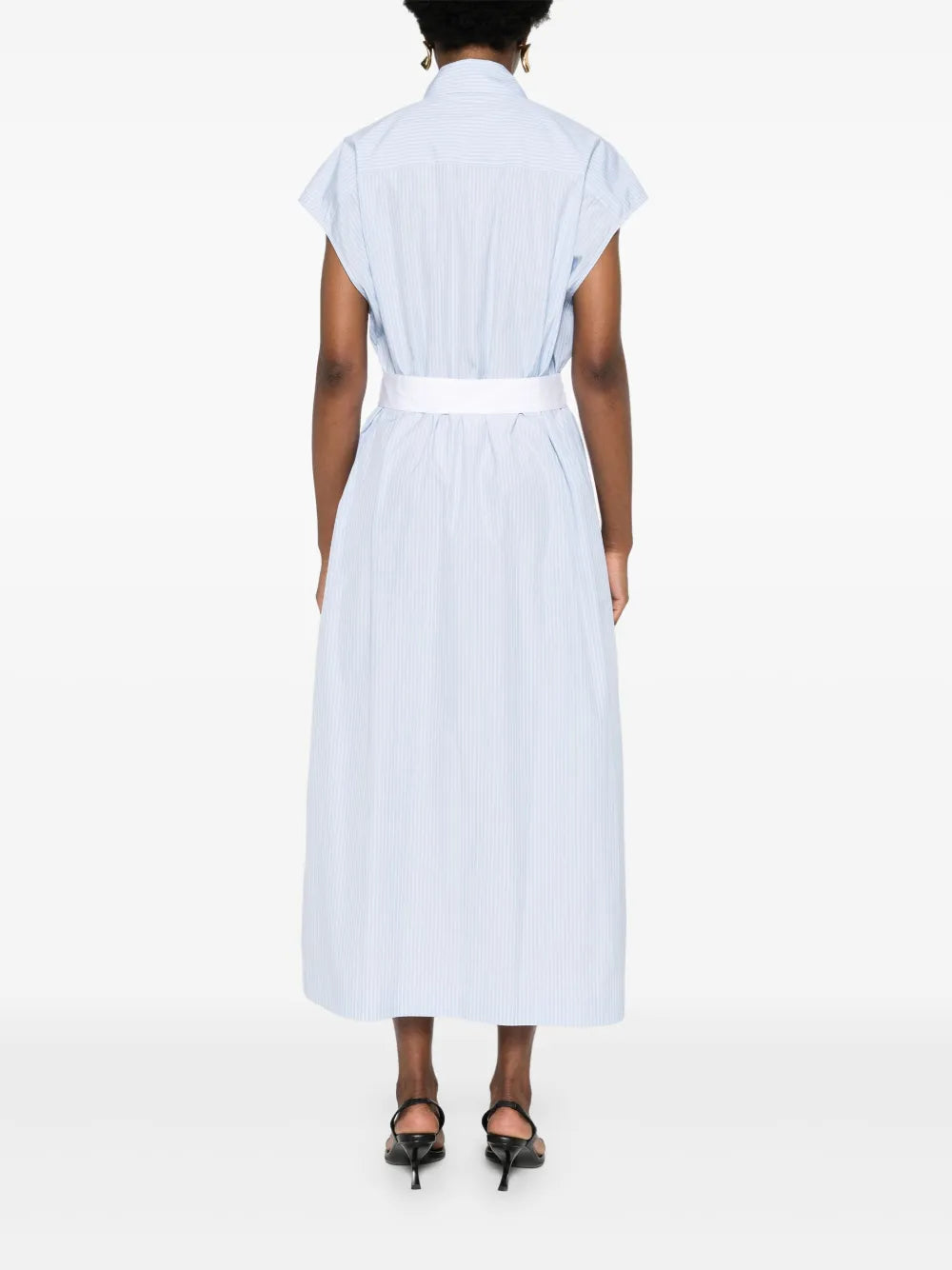 Fabiana Filippi Striped Poplin Shirt Dress