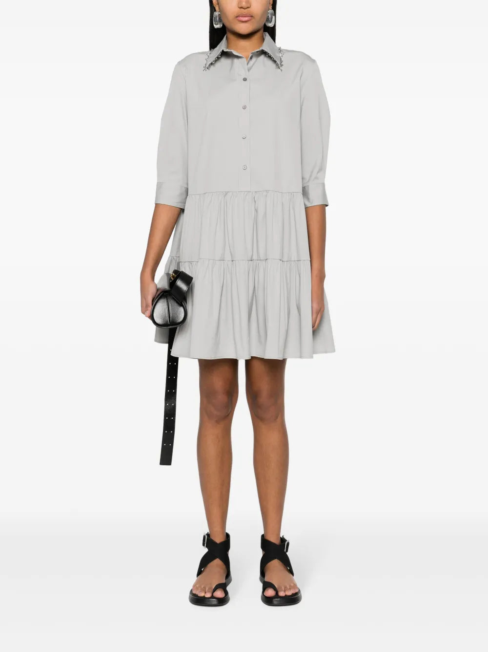 Fabiana Filippi Flared Shirt Dress