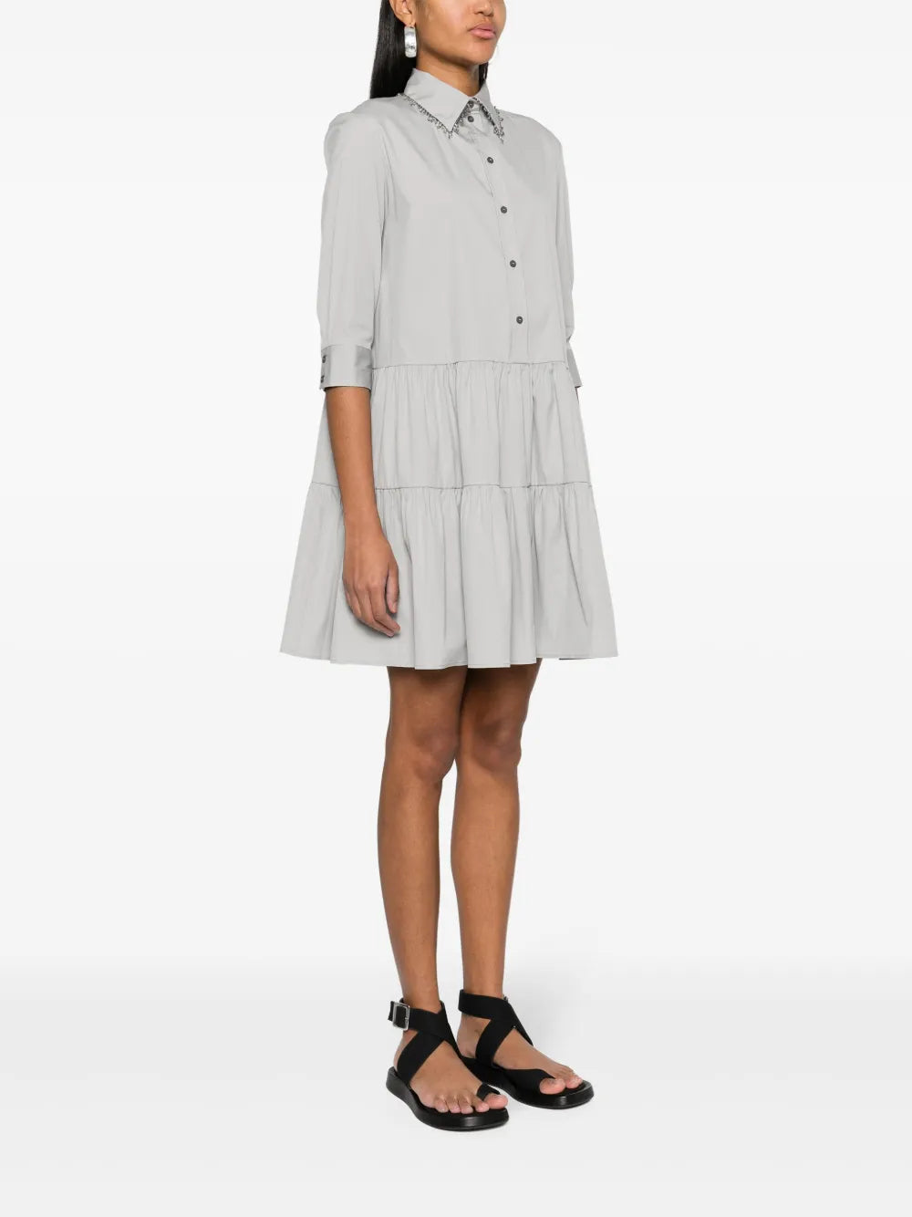 Fabiana Filippi Flared Shirt Dress