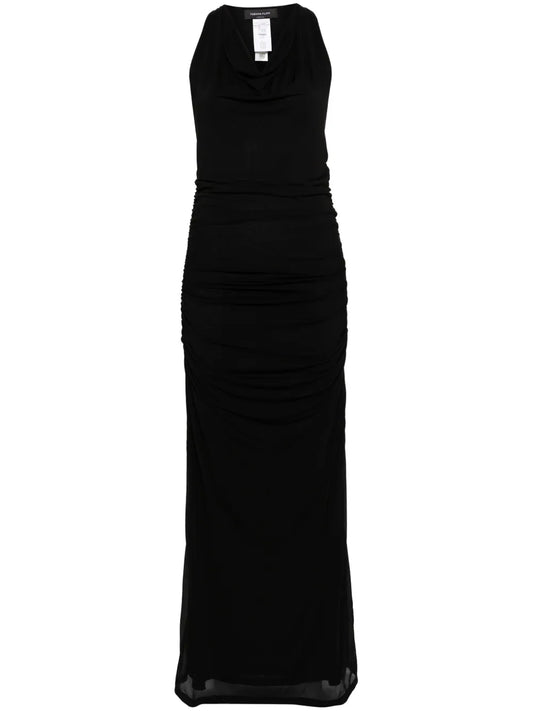 Fabiana Filippi Draped Collar Sleeveless Dress