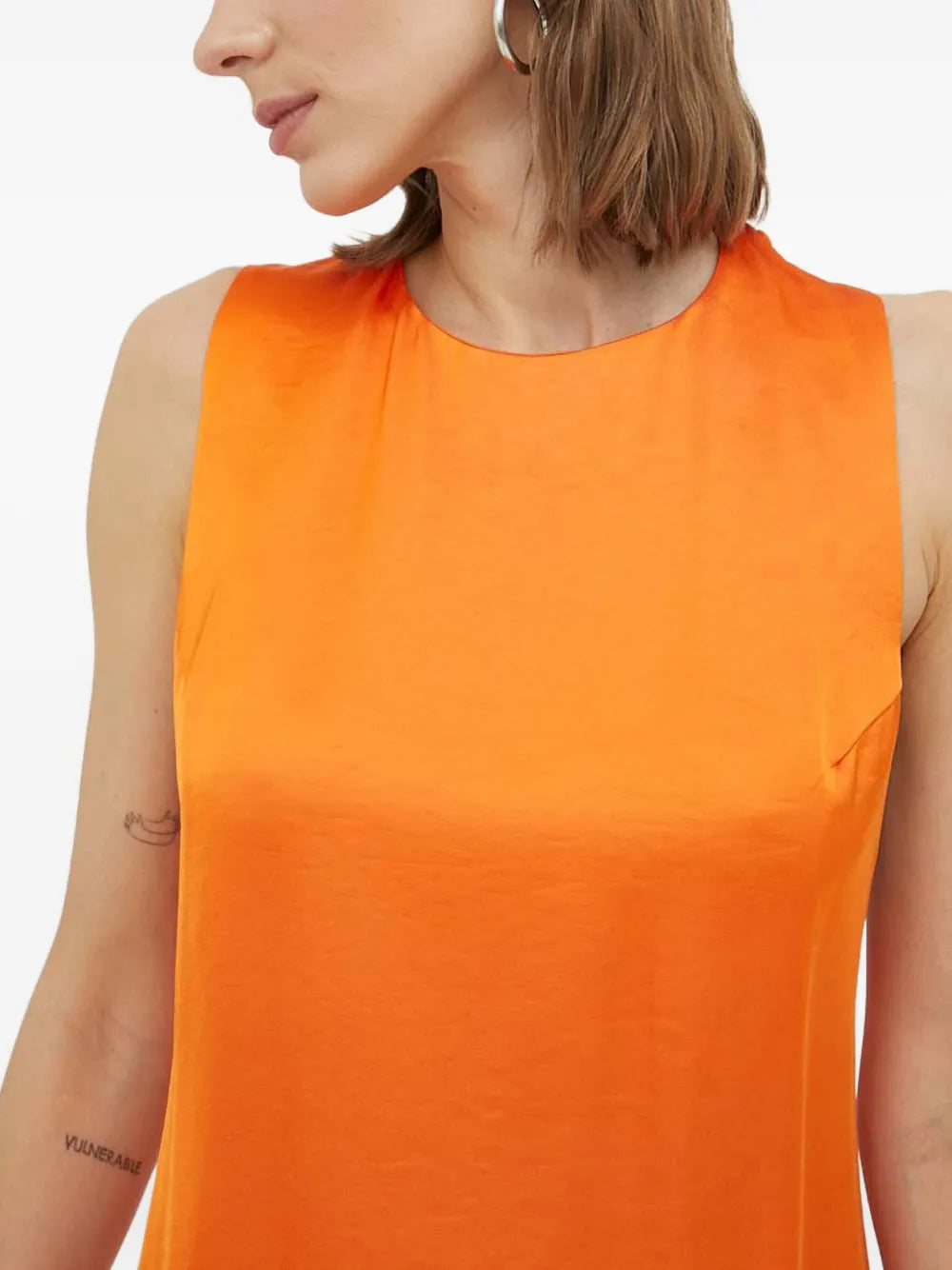 Samsoe Samsoe Side Slit Sleeveless Midi Dress