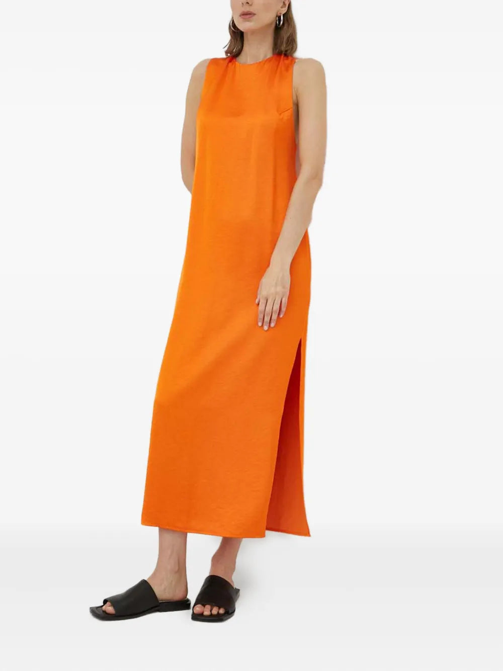 Samsoe Samsoe Side Slit Sleeveless Midi Dress