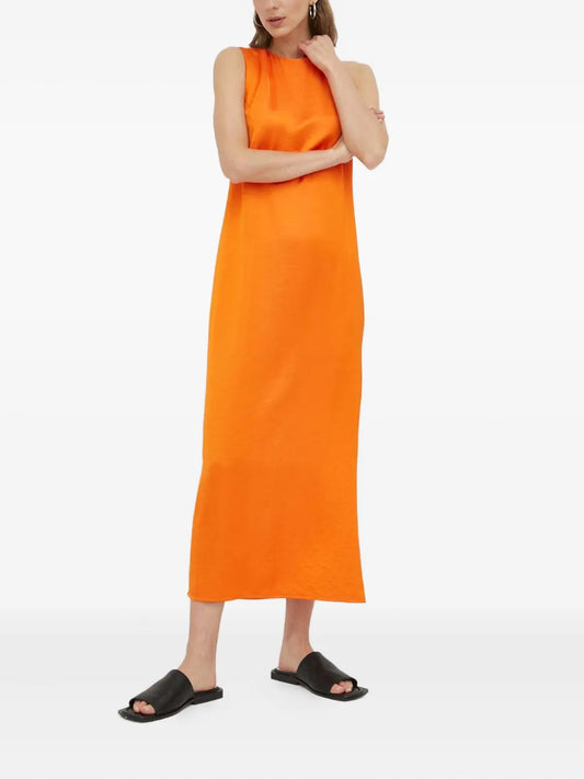 Samsoe Samsoe Side Slit Sleeveless Midi Dress