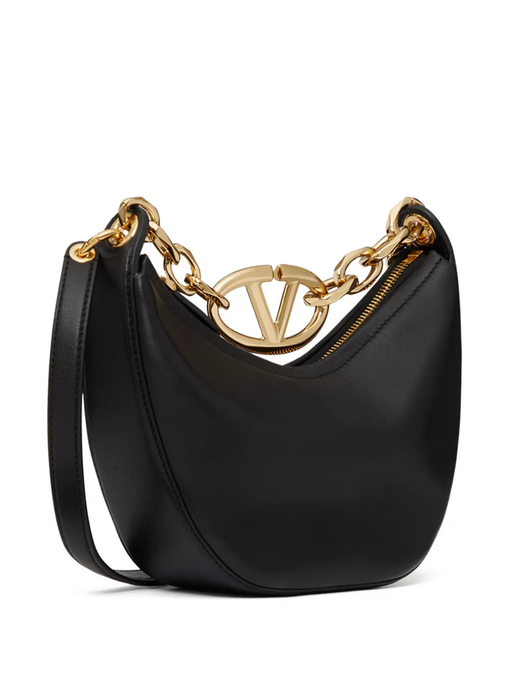 Valentino Garavani Mini Vlogo Moon Hobo Bag