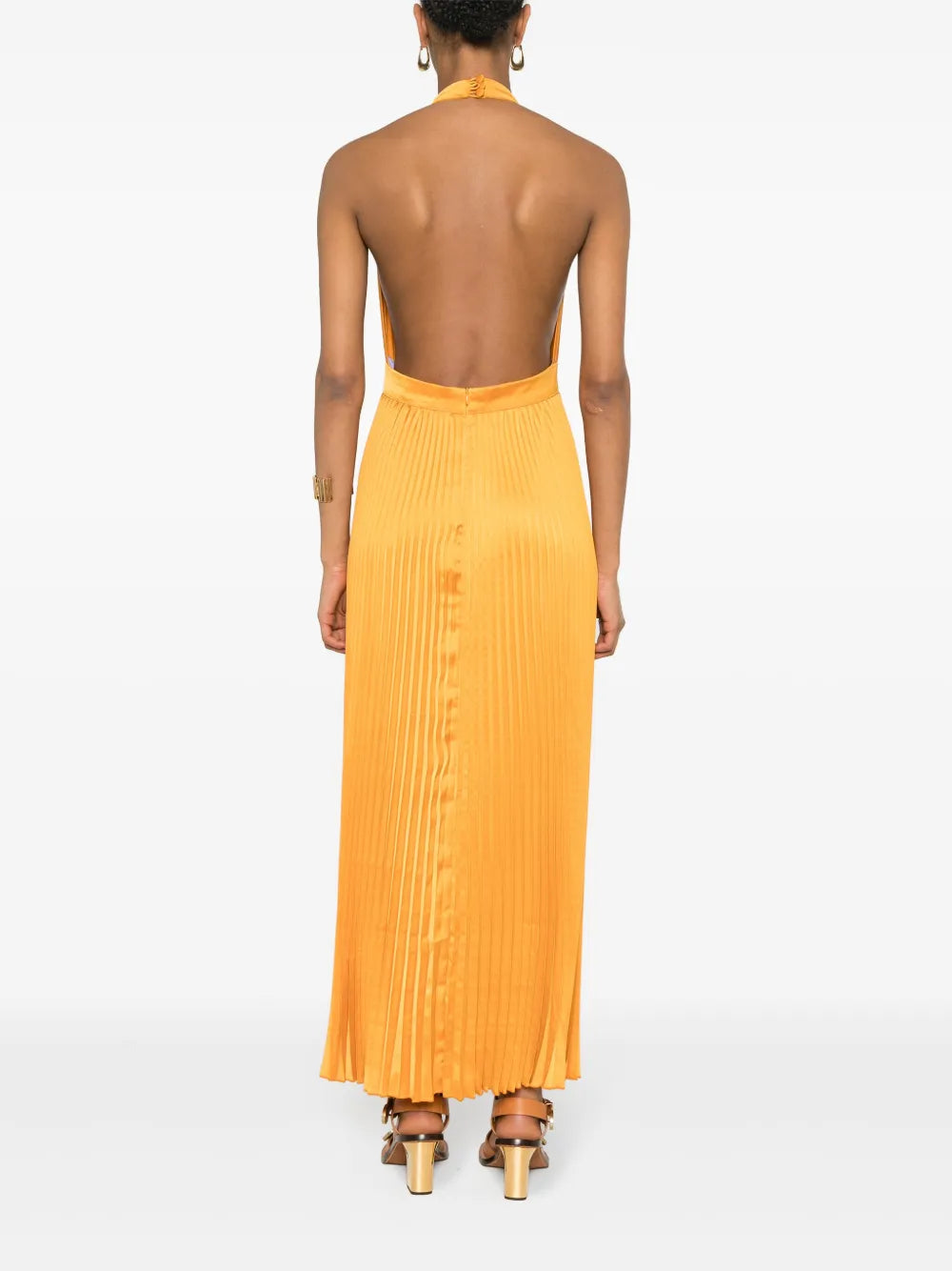 Lidee Chateau Pleated Maxi Dress