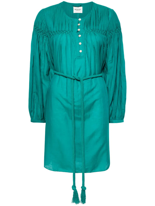 Marant Etoile Adeliani Belted Short Dress