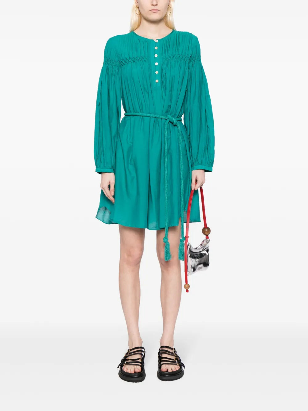 Marant Etoile Adeliani Belted Short Dress