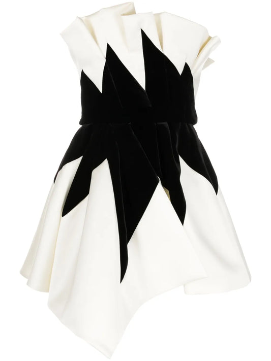 Zuhair Murad Strapless Flared Minidress