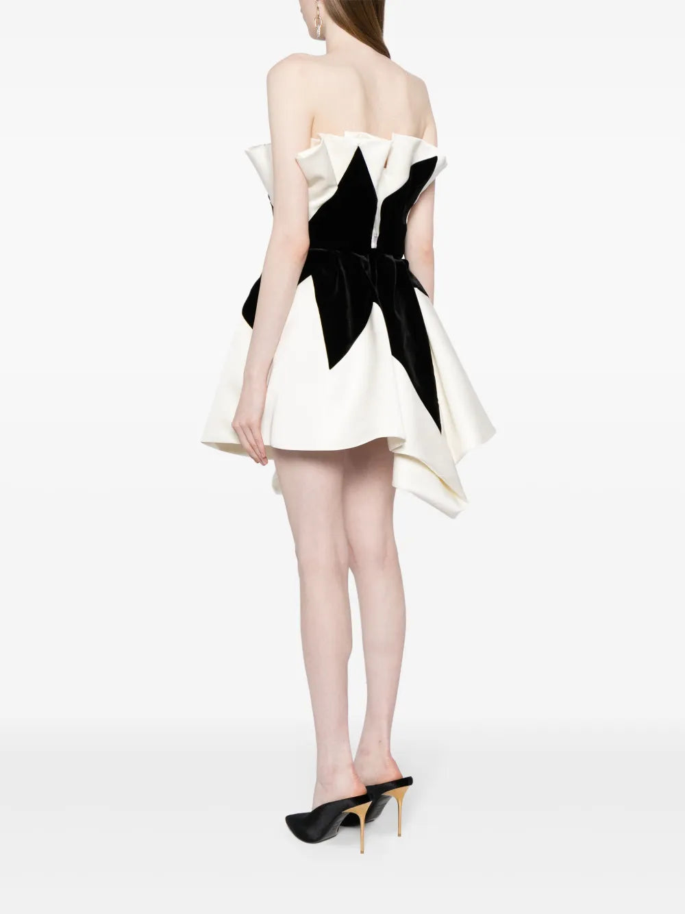 Zuhair Murad Strapless Flared Minidress