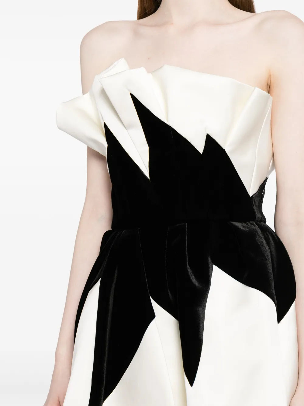 Zuhair Murad Strapless Flared Minidress