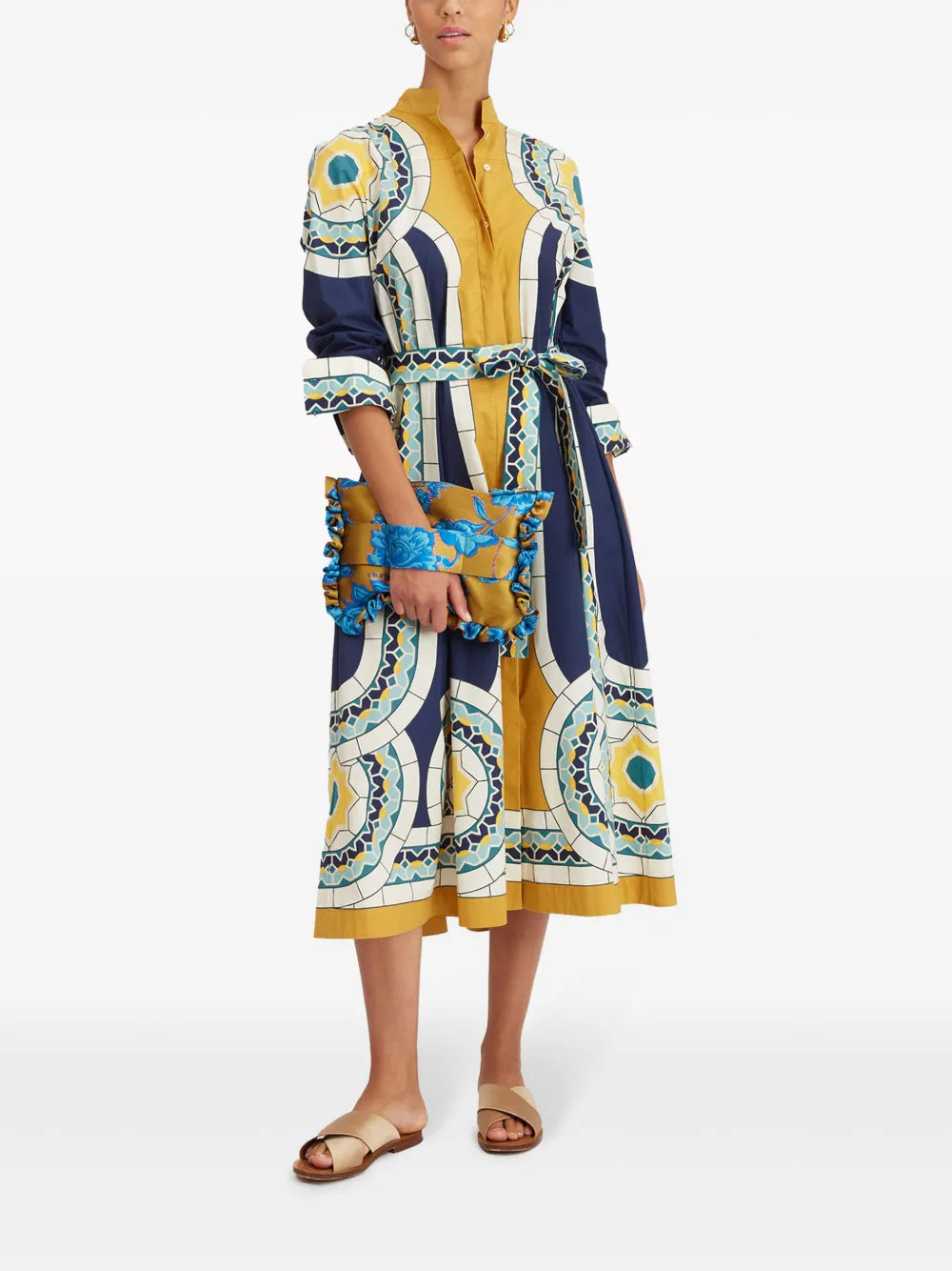 La Doublej Sundowner Cotton Shirt Dress